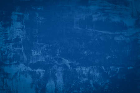 Abstract blue cement and background. Dark grunge concrete texture.の写真素材
