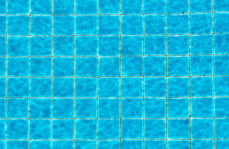 Top view swimming pool blue ripped water abstract backgroundの写真素材
