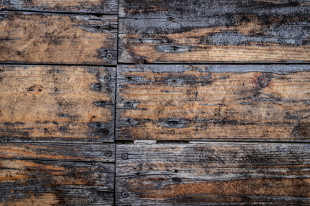Old wood black and dark brown color texture background.の写真素材