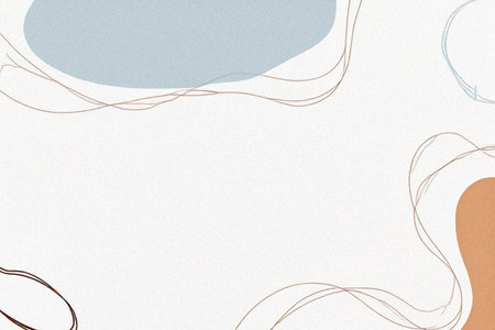 Abstract geometric background design with soft organic shapes generative ai.の素材