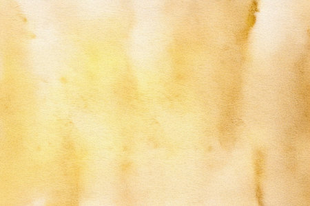 A soft watercolor abstract texture yellow background for design generative ai.の素材