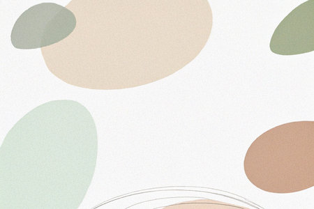 Abstract geometric background design with soft organic shapes generative ai.の素材