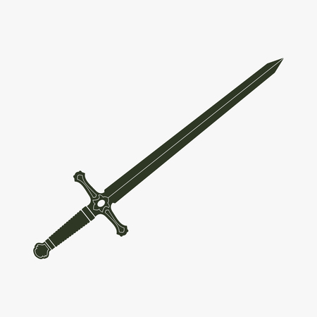 Sword vector icon.のイラスト素材