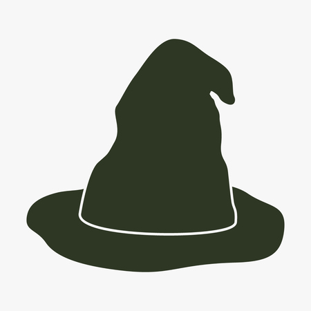 Witch hat vector icon.のイラスト素材
