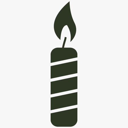 Candle vector icon.のイラスト素材