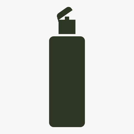 Shower Gel, Liquid Soap, Lotion, Cream, Shampoo, Bath Foam. Vector icon.のイラスト素材
