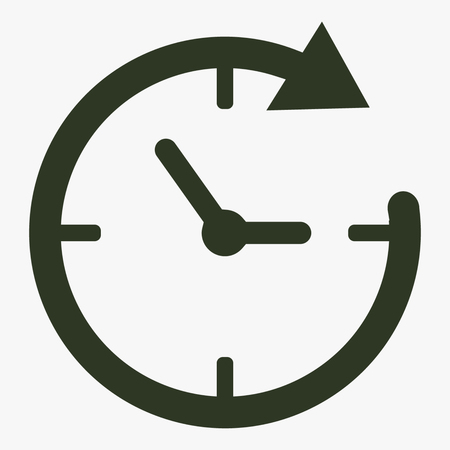 Watch vector icon.のイラスト素材
