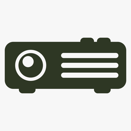 Projector vector icon.のイラスト素材