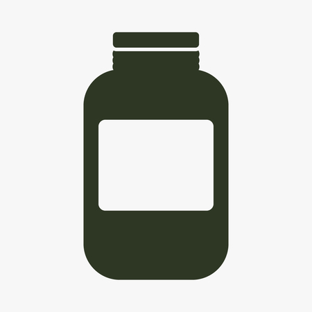 Jar vector icon.のイラスト素材