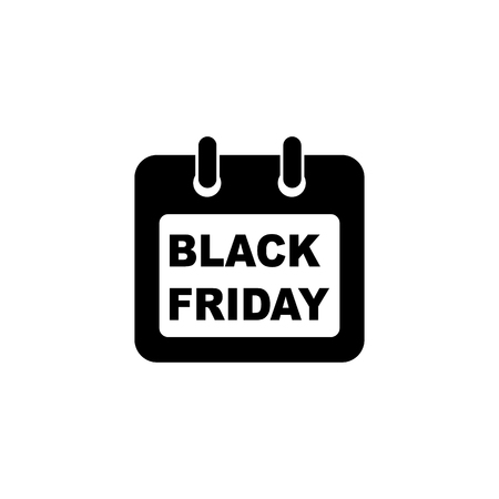 Calendar Icon. Black Friday icon.のイラスト素材