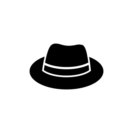 Hat vector icon. Classic headdress symbol.のイラスト素材