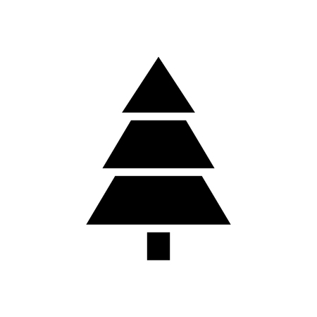 Fir tree vector icon.のイラスト素材
