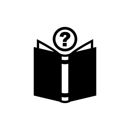 Open book vector icon.のイラスト素材