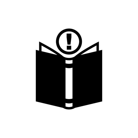 Open book vector icon.のイラスト素材