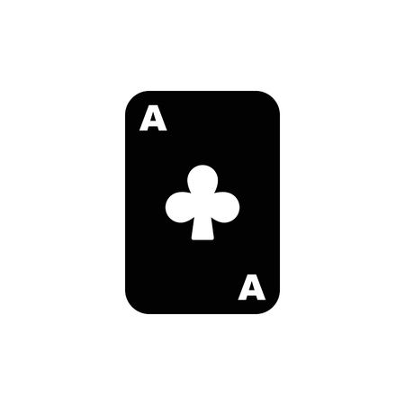 Vector ace playing card.のイラスト素材