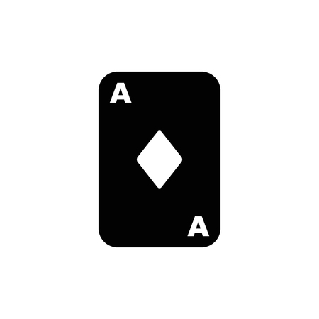 Vector ace playing card.のイラスト素材