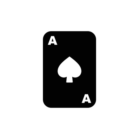 Vector ace playing card.のイラスト素材