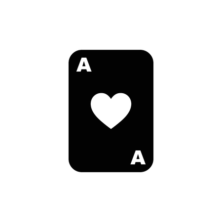 Vector ace playing card.のイラスト素材