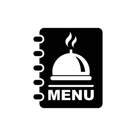 Menu book vector icon.のイラスト素材
