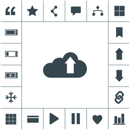 Cloud download vector icon.のイラスト素材