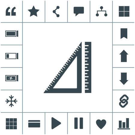 Ruler vector icon.のイラスト素材