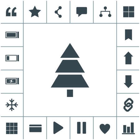 Fir tree vector icon.のイラスト素材