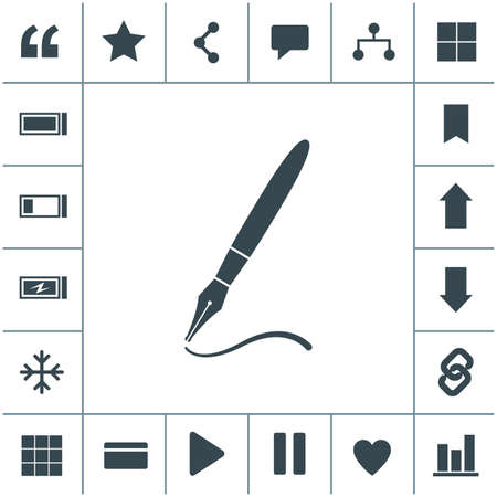 Pen vector icon.のイラスト素材