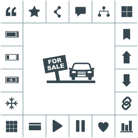 Car sale vector icon.のイラスト素材