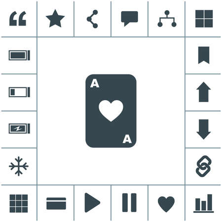 Vector ace playing card.のイラスト素材