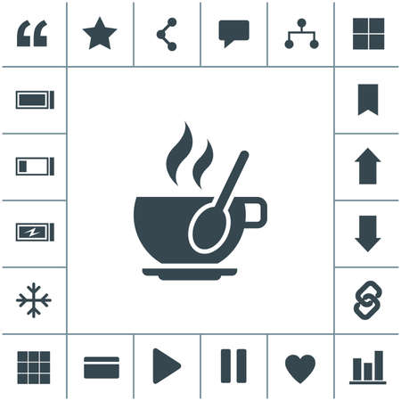 Coffee cup vector icon.のイラスト素材