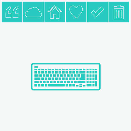 Keyboard icon.のイラスト素材