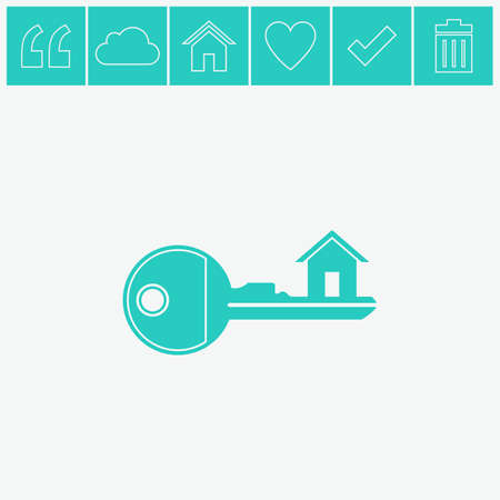Key vector icon.のイラスト素材