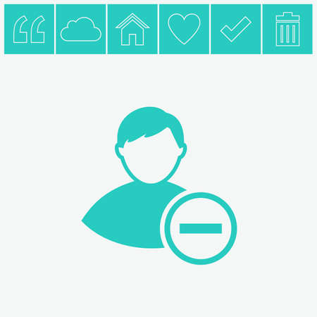 Vector icon of add friend contact. Add user sign icon. Avatar icon.のイラスト素材