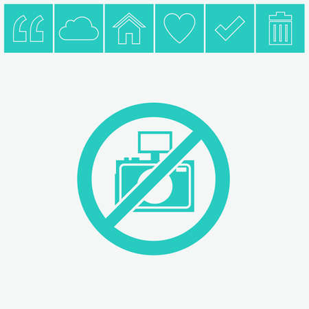 No photo vector icon.のイラスト素材