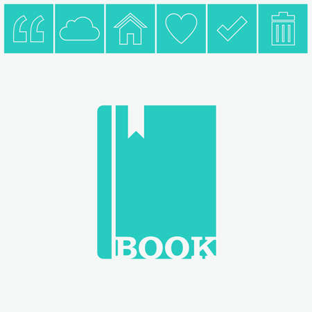 Book vector icon.のイラスト素材