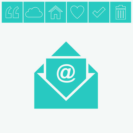 Email vector icon.のイラスト素材