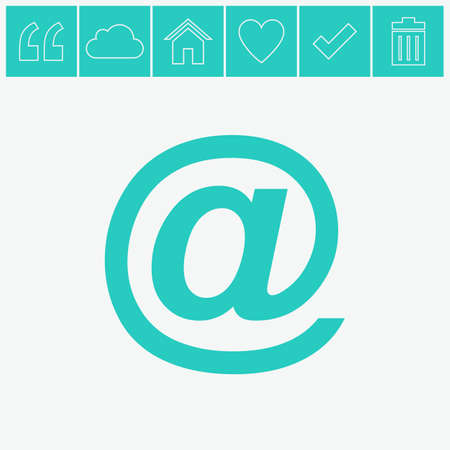 E-mail internet icon.のイラスト素材