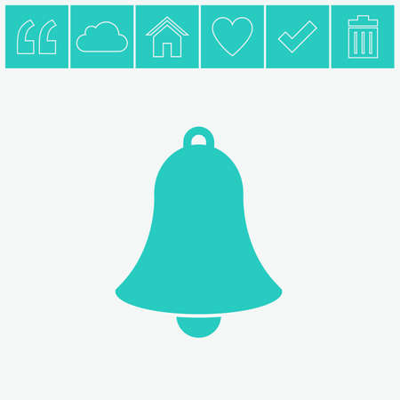 Bell vector icon.のイラスト素材