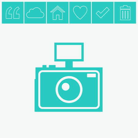 Camera - vector icon.のイラスト素材