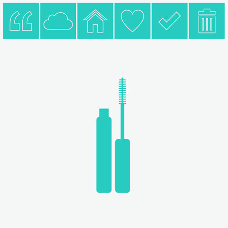 Mascara vector icon.のイラスト素材