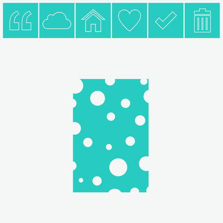 Sponge for cleaning icon.のイラスト素材