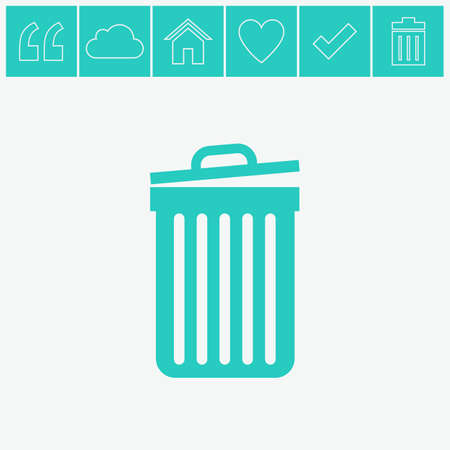 Bucket vector icon.のイラスト素材