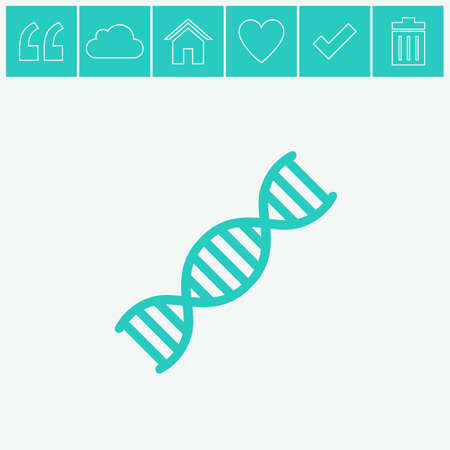 DNA vector icon.のイラスト素材