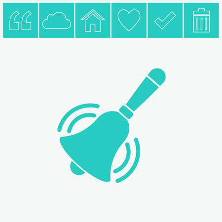 Bell vector icon.のイラスト素材