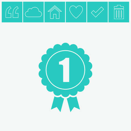 Badge vector icon. Award sign.のイラスト素材