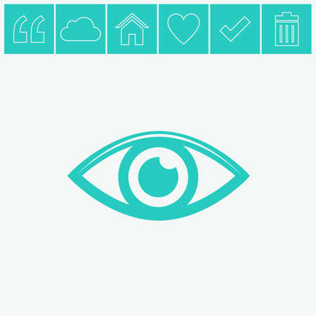 Eye vector icon.のイラスト素材