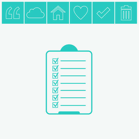 Check list icon.のイラスト素材