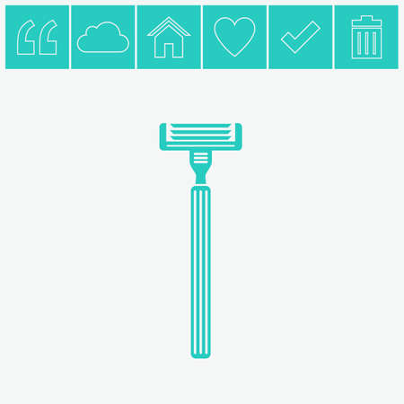 Razor vector icon.のイラスト素材