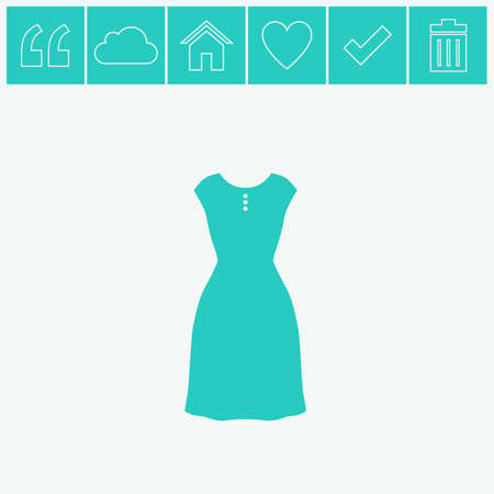 Dress vector icon.のイラスト素材