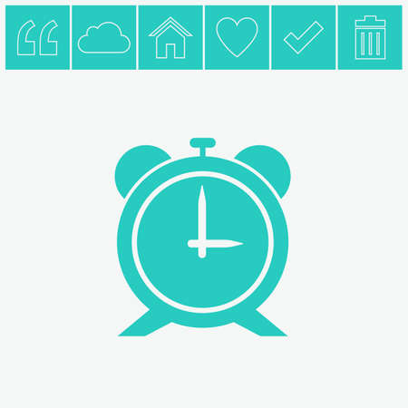 Alarm vector clock.のイラスト素材